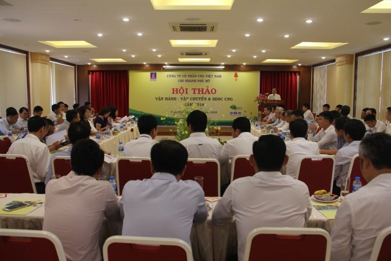 Chi nhánh Phú Mỹ tổ chức Hội thảo Vận hành – Vận chuyển – Bảo dưỡng sửa chữa CNG lần VI