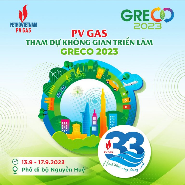 Thông điệp "Giải pháp năng lượng cho tăng trưởng xanh" của PV GAS tại triển lãm GRECO 2023