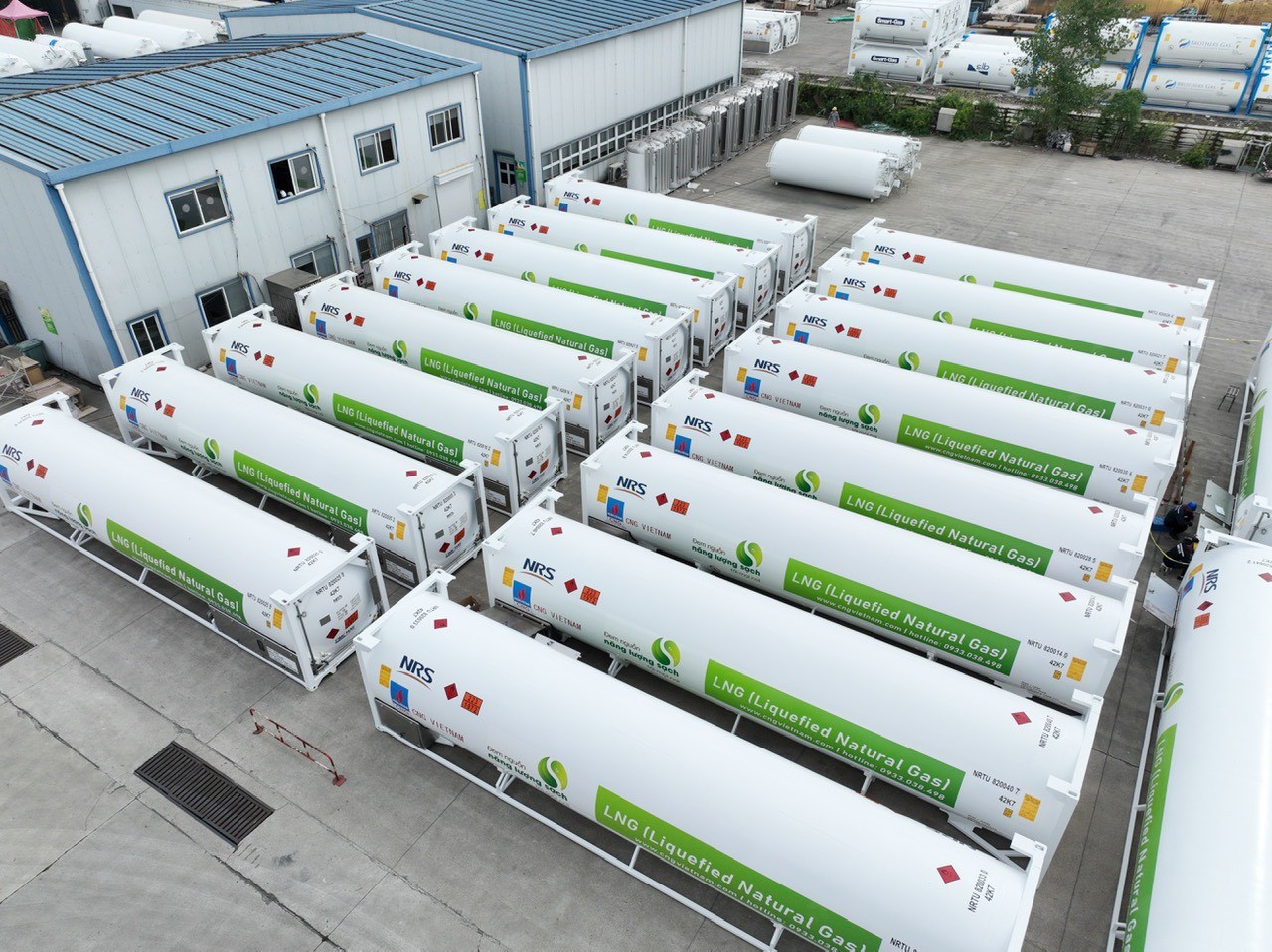 Bồn chứa Iso Tank chứa khí LNG