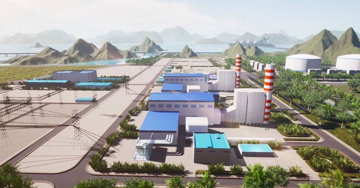 Phối cảnh dự án điện khí LNG Quảng Ninh