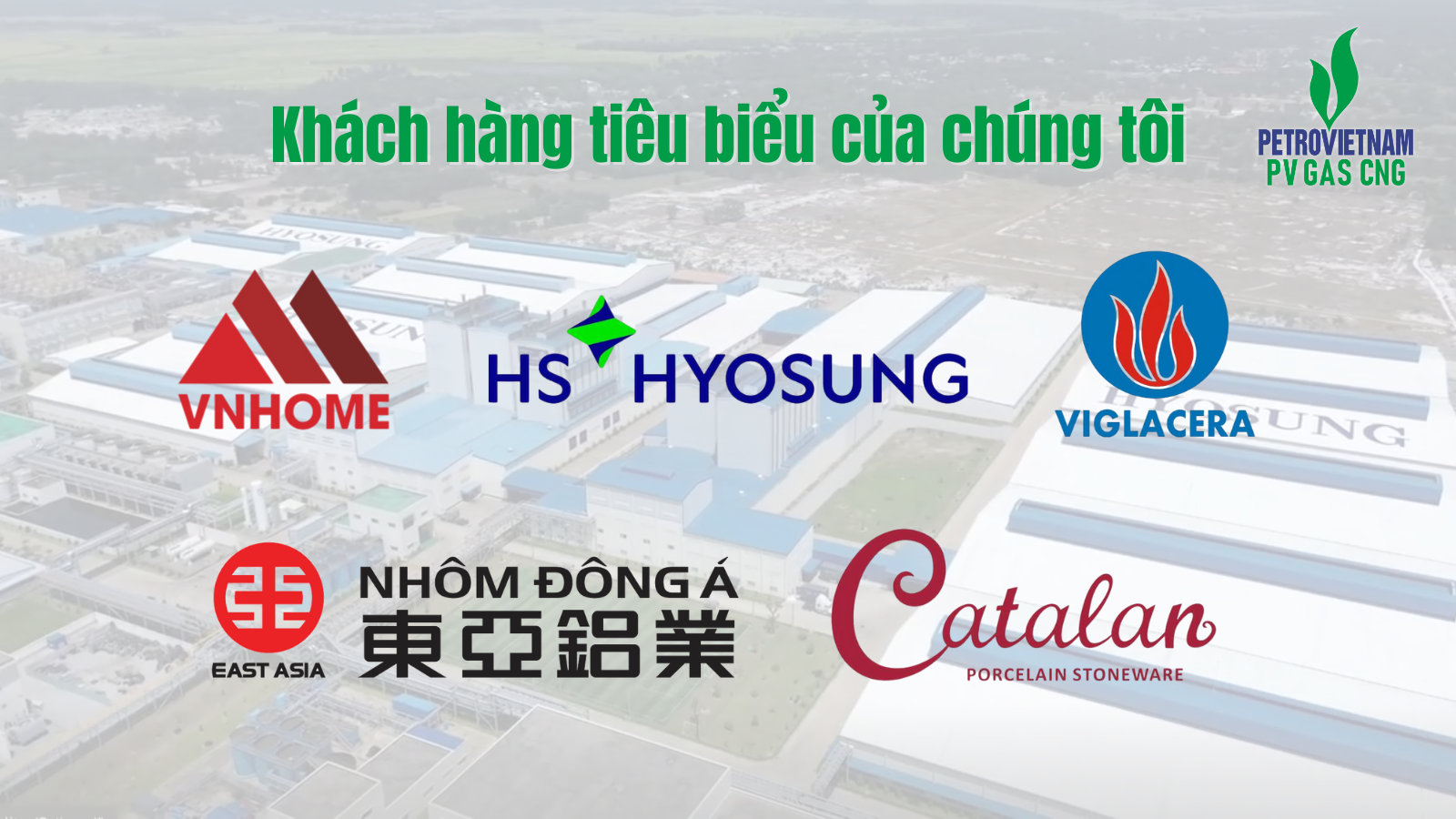 Khách hàng tiêu biểu của CNG Việt Nam tại thị trường miền Bắc, miền Trung