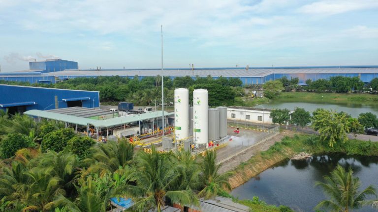 Quy mô nhà máy gạch men và trạm cấp CNG - LNG tích hợp tại Đồng Tháp