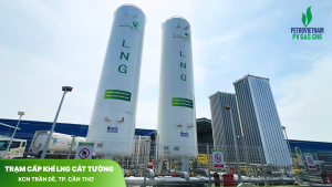 Trạm cấp khí LNG Cát Tường (Nhà máy Hà Thanh Sóc Trăng) sau khi hoàn thành